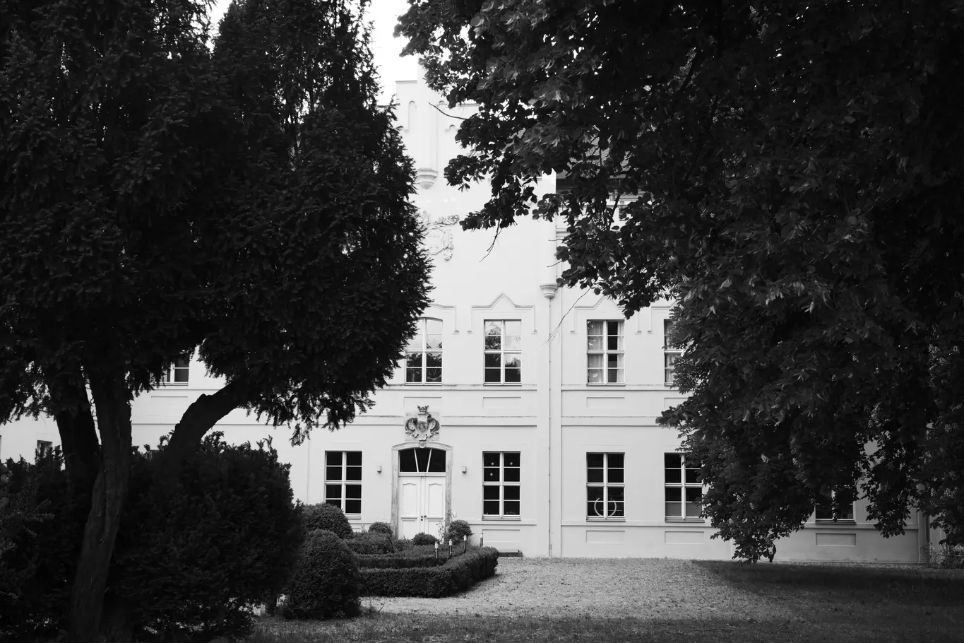 Vorderfront des Schlosses